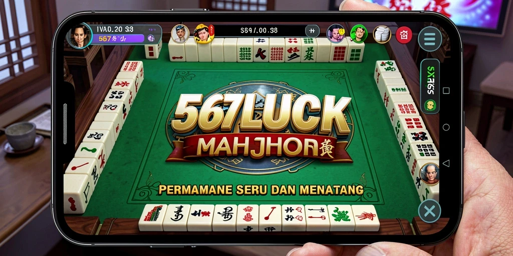 Tampilan gameplay menarik di 567LUCK dengan tantangan Mahjong.