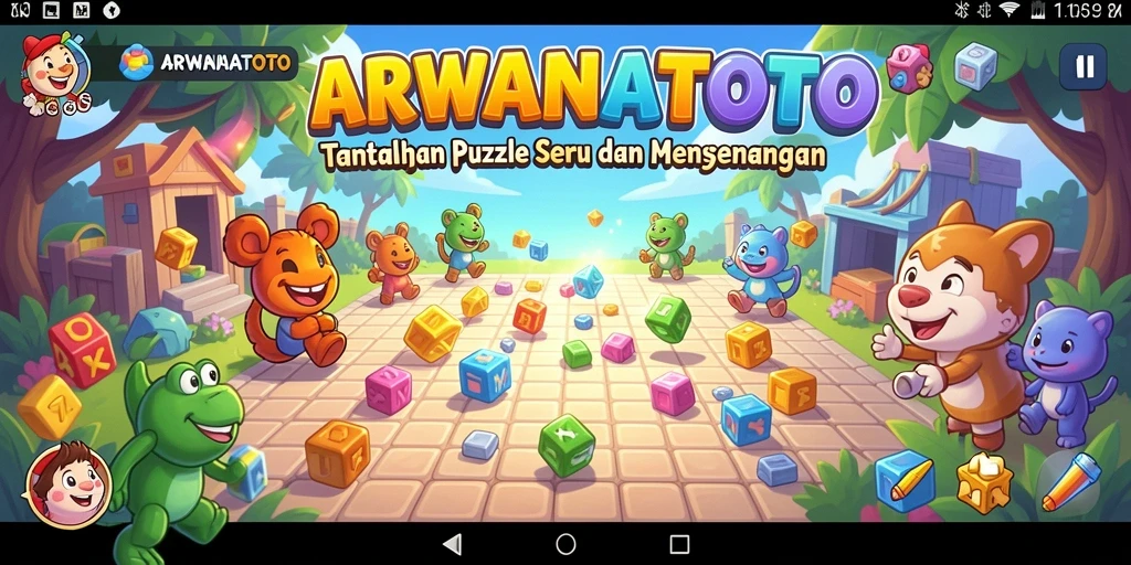 Tampilan gameplay seru dan menantang dari ARWANATOTO.