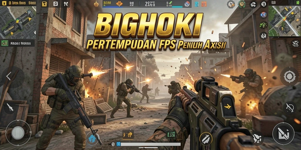 Gameplay seru dan intens dalam BIGHOKI.