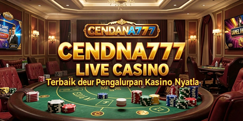 Tampilan gameplay Live Casino yang mendebarkan di CENDANA777.