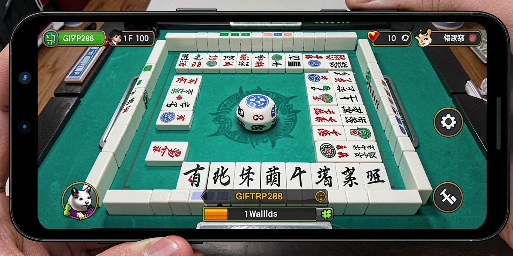 Tampilan gameplay Mahjong yang menyenangkan di GIFTRP288.
