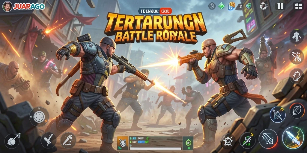 Tampilan gameplay JUARAGO yang seru dan mendebarkan.