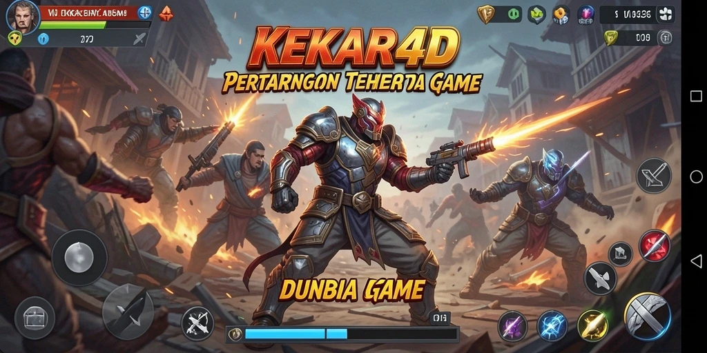 Tampilan aksi mendebarkan dalam permainan Fighting KEKAR4D.