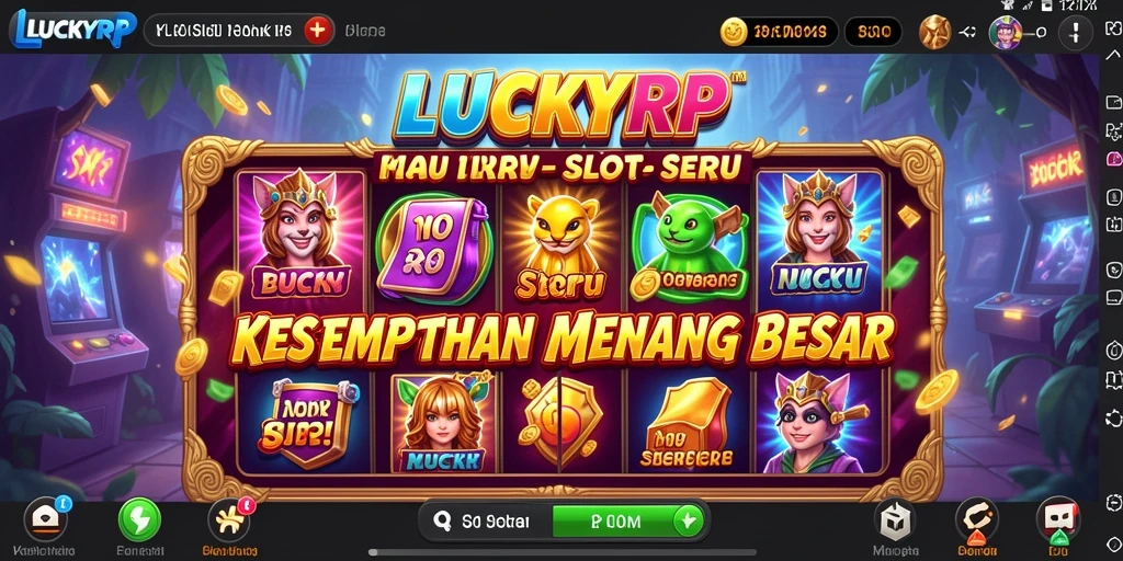 Tampilan gameplay Slot LUCKYRP yang memikat dan mengasyikkan.