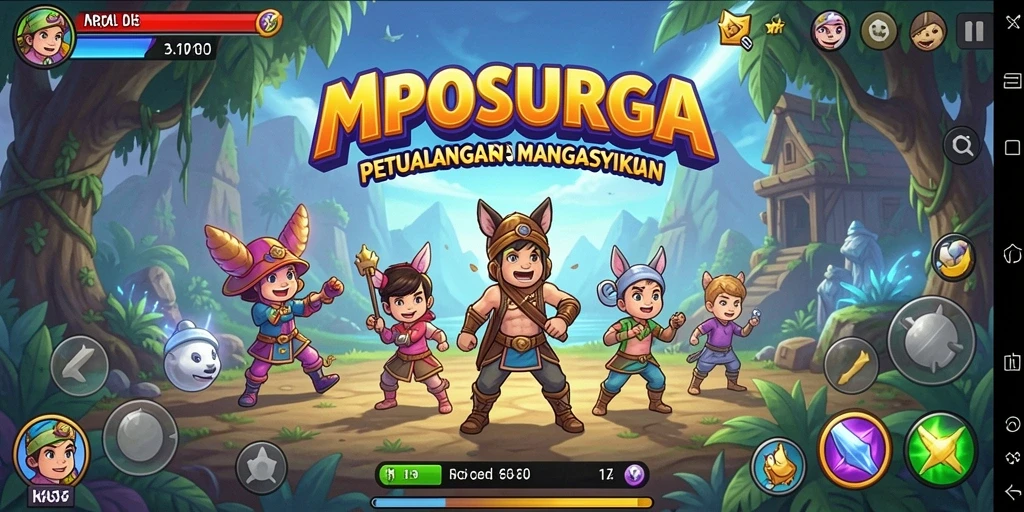 Screen capture gameplay seru dari MPOSURGA yang menampilkan aksi mendebarkan.