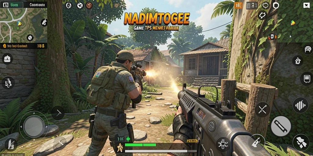 Screenshot menampilkan aksi seru dalam game TPS NADIMTOGEL.