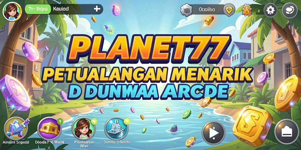 Tampilan gameplay PLANET77 yang seru dan penuh tantangan.