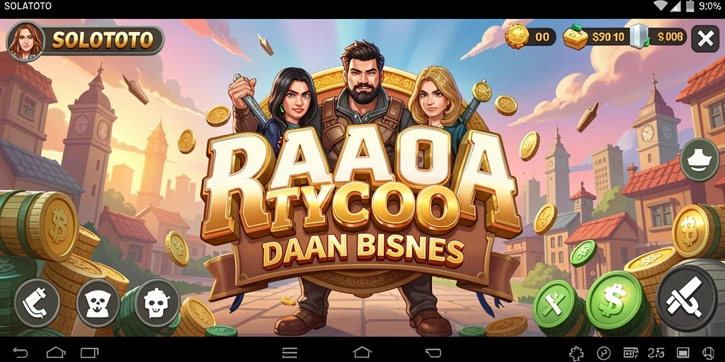 Tampilan utama gameplay SOLOTOTO yang menegangkan dan strategis.