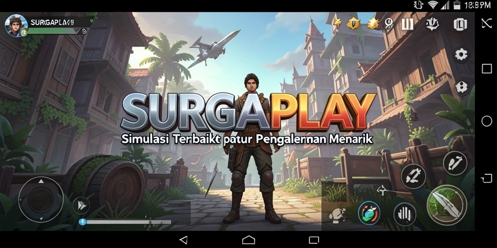 Gameplay SURGAPLAY yang seru dengan berbagai pilihan interaksi.